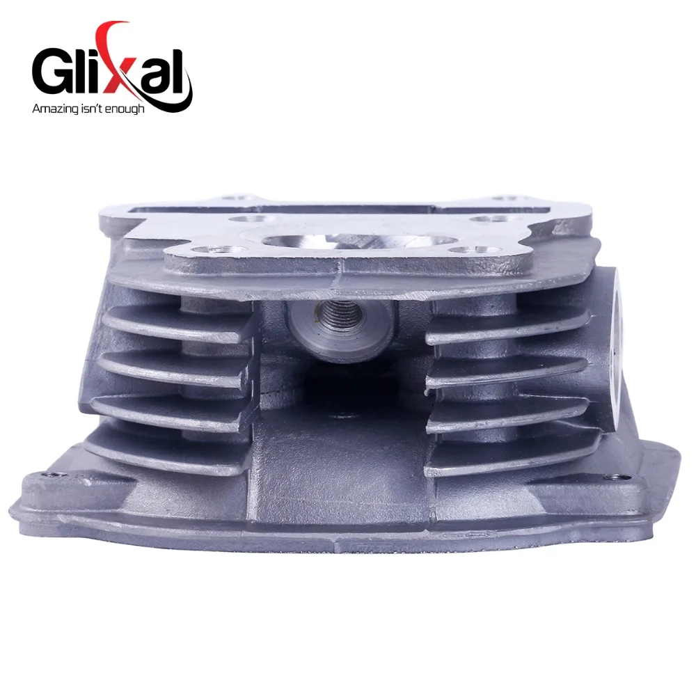 Glixal GY6 125cc китайский мотор для скутера 52,4 мм головки цилиндров для автомобиля в сборе с клапаны для детей на возраст от 4 152QMI ATV Go Kart Багги мопед Quad