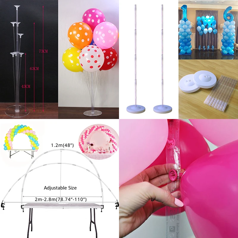 Ballon accesorios globo cadena cumpleaños Globos arco decoración de la boda de globo palo Clip fiesta suministros Ballon accesorios globo cadena cumpleaños Globos arco decoración de la boda de globo palo Clip fiesta suministros