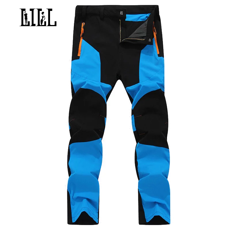 LILL | Mens Elastic Quick Dry Casual Pants Men 2017 Autumn