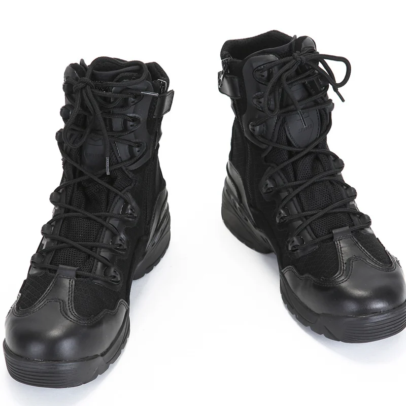 209 Summer mesh Blac MGN/брендовые дышащие мужские ботинки в стиле милитари; Мужская обувь; кроссовки для женщин; нескользящая рабочая обувь; обувь для альпинизма - Цвет: 209 Summer mesh Blac