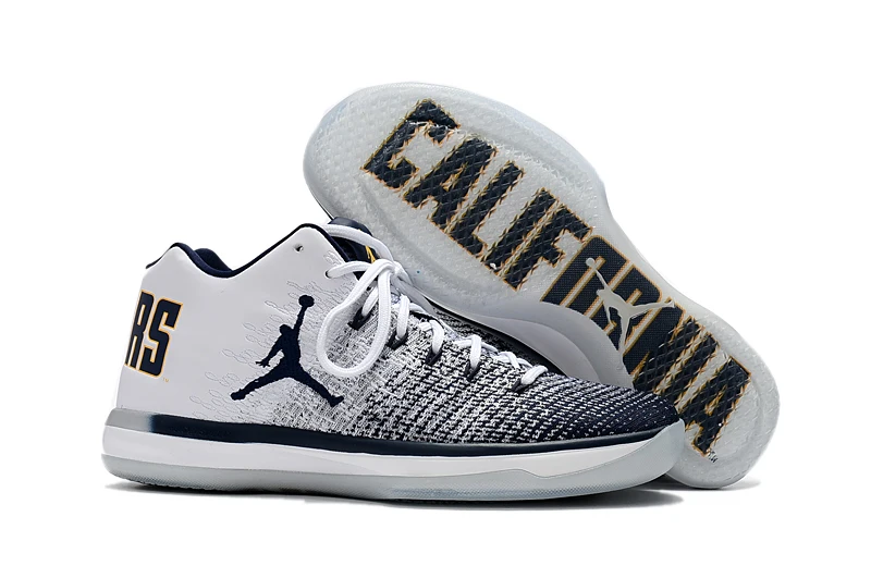 Бесплатная доставка Jordan Retro 31 XXXI Для мужчин Баскетбол обувь Черный Серый Носок
