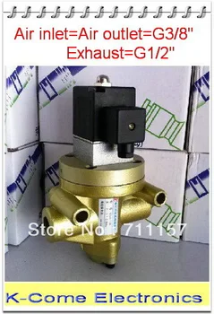 

Brick Machine Fittings 2/3Way Air Valve Stop Type Electric Control Reversing Valve Pneumatic Stop Valve Cut Off Solenoid Valve