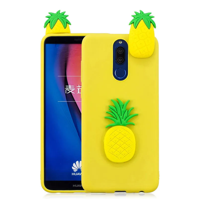 Мягкий силиконовый чехол из ТПУ для Huawei Mate 10 Lite P10 P20 P30 Pro P8 2017 с 3d изображением