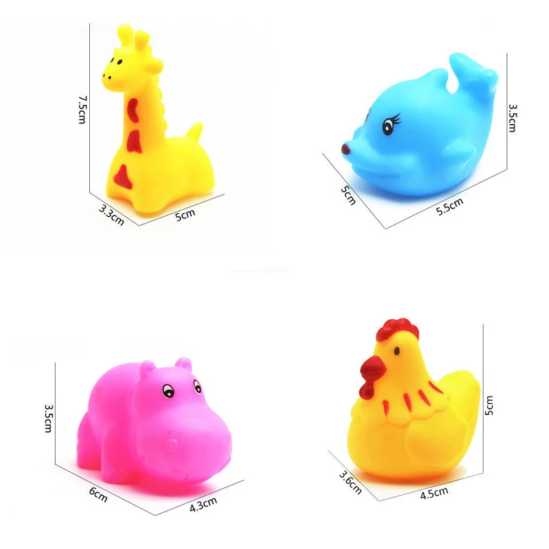 13Pcs-Lovely-Mixed-Colorful-Rubber-Can-float-On-water-And-sound-when-Squeeze-You-Squeaky-Bathing (5)