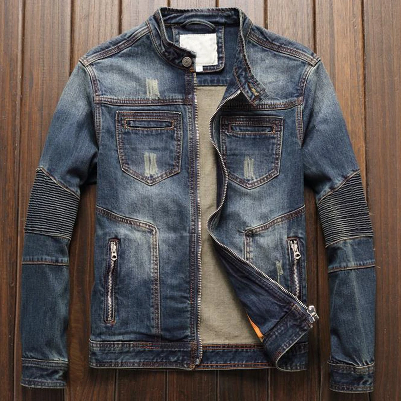 mens designer jean jacket