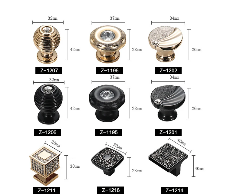 Современная роскошная кристальная ручка для шкафа, выдвижная ручка из цинкового сплава, ручки для комода, кухонный шкаф, Золотая кнопка