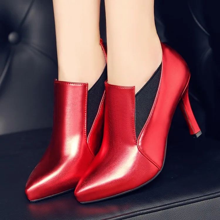 

Big Size Sale 34-48 New Fashion Sexy Pointed Toe Women Pumps Platform Pumps High Heels Ladies Wedding Party Shoes 477-1