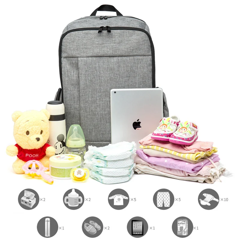 Большой Ёмкость Мумия материнства сумки Мода подгузник пеленки сумка рюкзак дизайнерские уход Baby Care коляска сумка CL5361