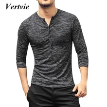 Vertvie мужские рубашки для бега мужские футболки с длинным рукавом мужские тонкие весенне-Осенние футболки спортивная одежда