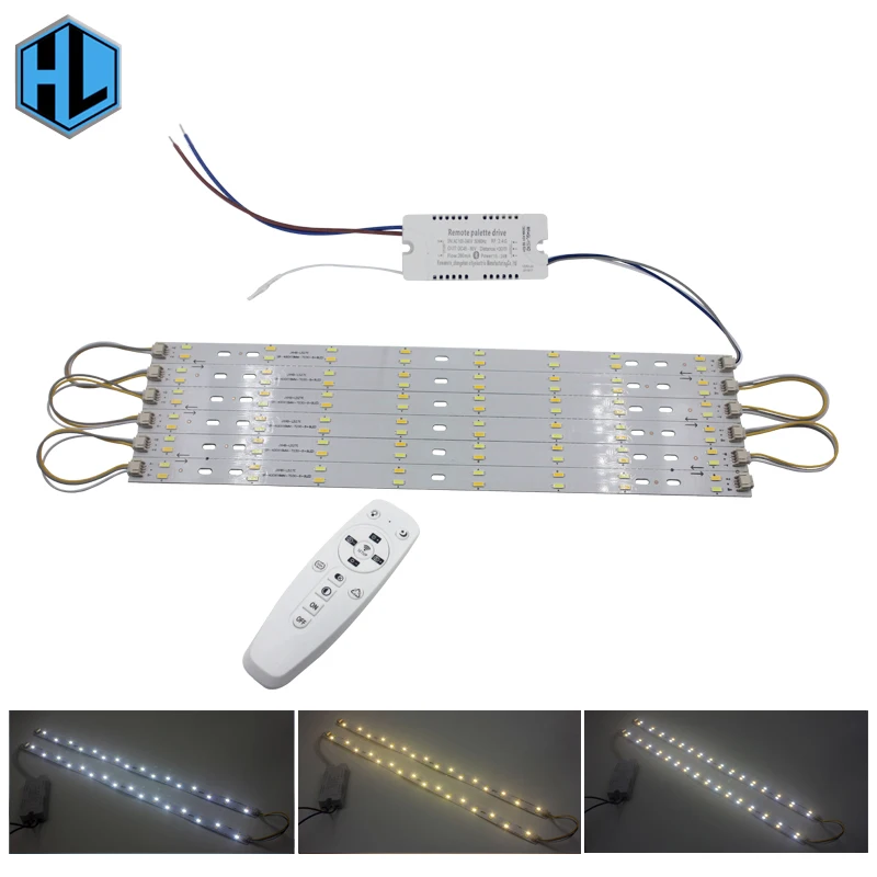 

24W LED Ceiling Light SMD 5730 Aluminum PCB Board Modified Source 2.4G Driver Power Supply Transformer with Controller