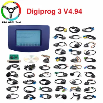 

Lastest V4.94 Digiprog3 OBD2 Odometer Programmer Digiprog 3 With STO1 STO4 Full Set Cables DigiprogIII Mileage Correct 2005-2011