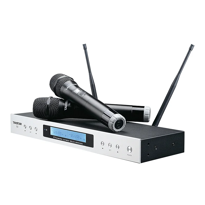 Takstar G3 умная UHF Беспроводная микрофонная система используемая для караоке