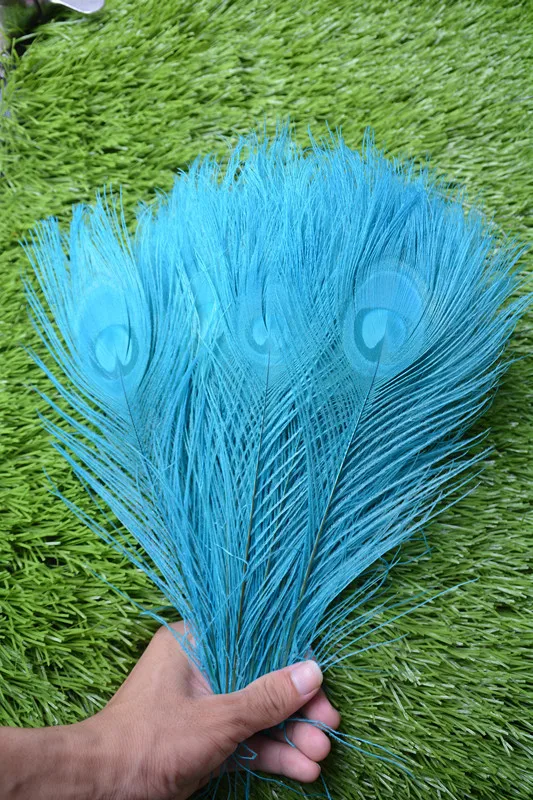 500 Pieces 10-12 Natural Peacock Tail Feathers