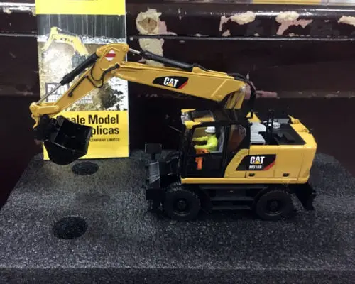 Caterpillar Cat M318F колесный экскаватор 1/50 масштаб металлические модели строительства