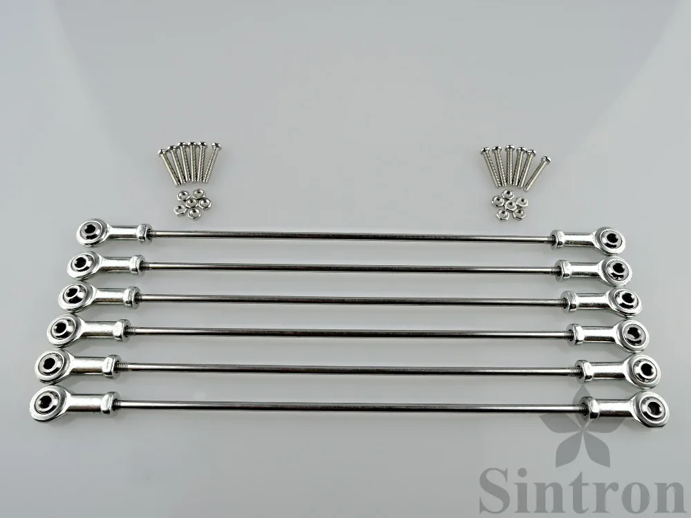 

[SINTRON] 3D Printer Parts Steel Diagonal Push Rod Arms + Rod End Bearings for Rostock Delta Kossel Mini,Free Shipping