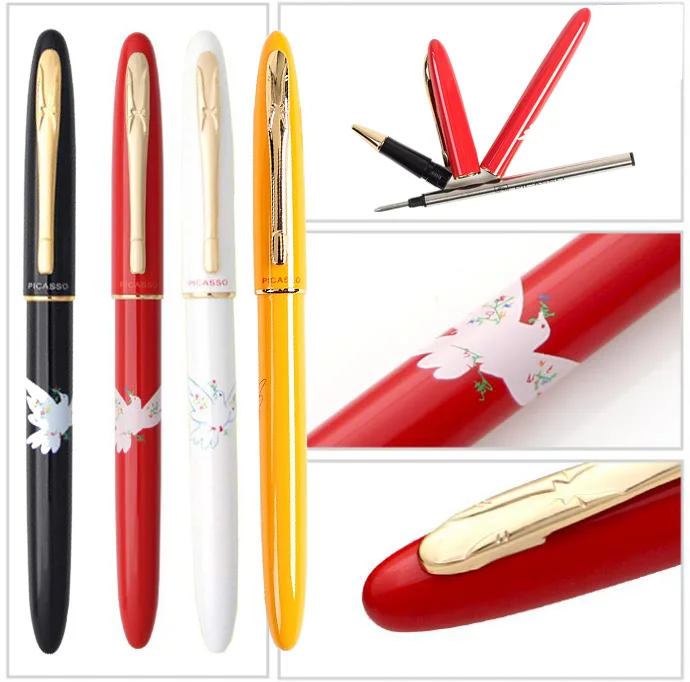 

Gel RollerBall Pen Picasso 606 lady shcool and office stationery Free Shipping