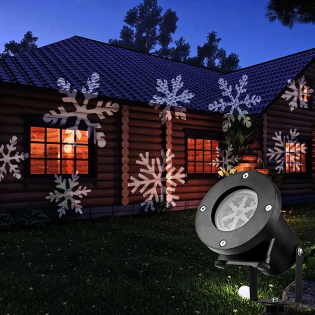 

12 Patterns Projection Lamp Christmas Outdoor Party Landscape Home Decoration