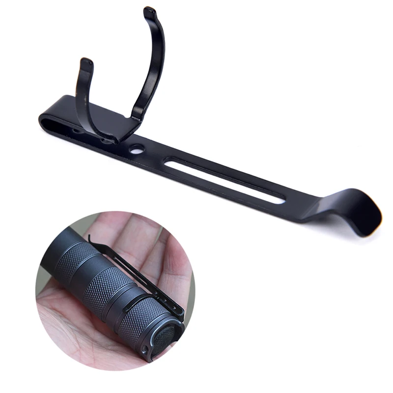Metal Flashlight Body Clip 1Pcs For S2/S2+/M1/C8 Cycling Flashlight Clip Led Light