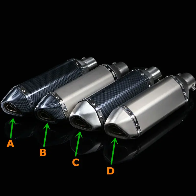 universal MOTORCYCLE EXHAUST MUFFLER EXHAUST MOTORCYCLE SCOOTER GP EXHAUST PIPE MUFFLER DIRT