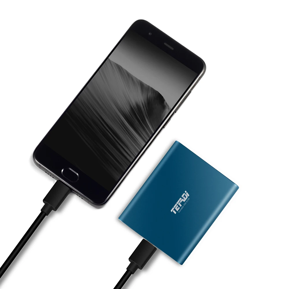 TEYADI hd externo 500 ГБ Портативный внешний SSD накопитель USB 3 1 тип c диско Дуро ssd