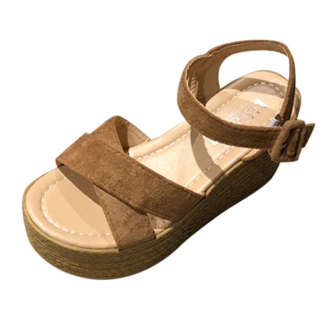 

Women's Fashion Casual Wedge Open Toe Platforms Peep Toe Sandals High Heel Shoe ThickSoled Wear-Resistant princess Sandals Mar 3