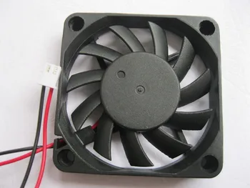 

2 Pcs Brushless DC Cooling Fan 11 Blade 6010S 12V 2 Wires 60x60x10mm