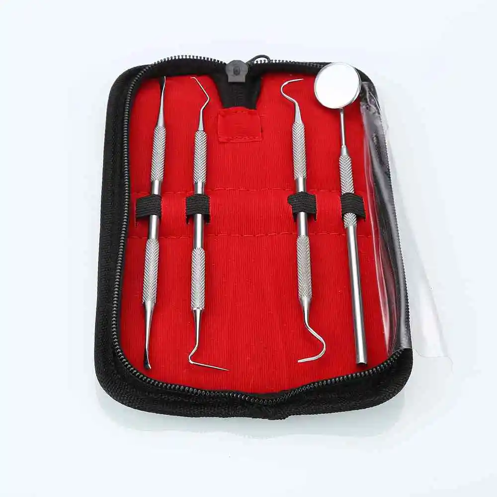 Buy 4PCS/Set Oral Hygiene Tool Kit Scraper Mirror