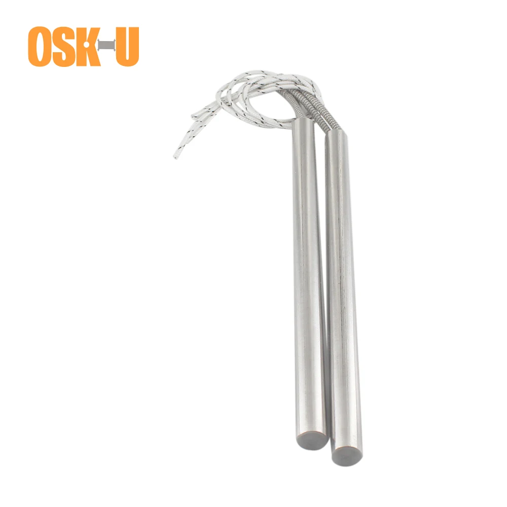 Elemento Aquecedor Cilíndrico para Cartuchos Peças Tubo de 14 mm de Diâmetro 220v para Vulcanizador de Potência 400 500 600 800w