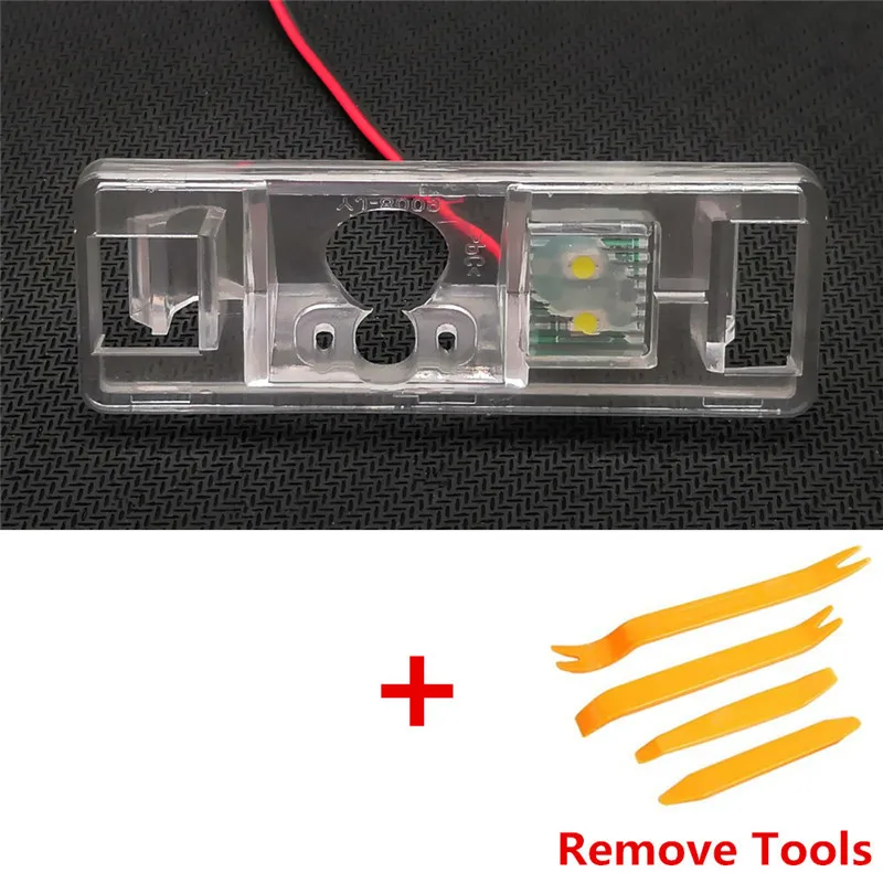 YIFOUM Car Rear View Camera Bracket License Plate Lights for Citroen C2 C3 C4 C5 C6 C8 DS3 DS5 Sega Elysee C-Elysee C-Quatre - Название цвета: Bracket x Tools