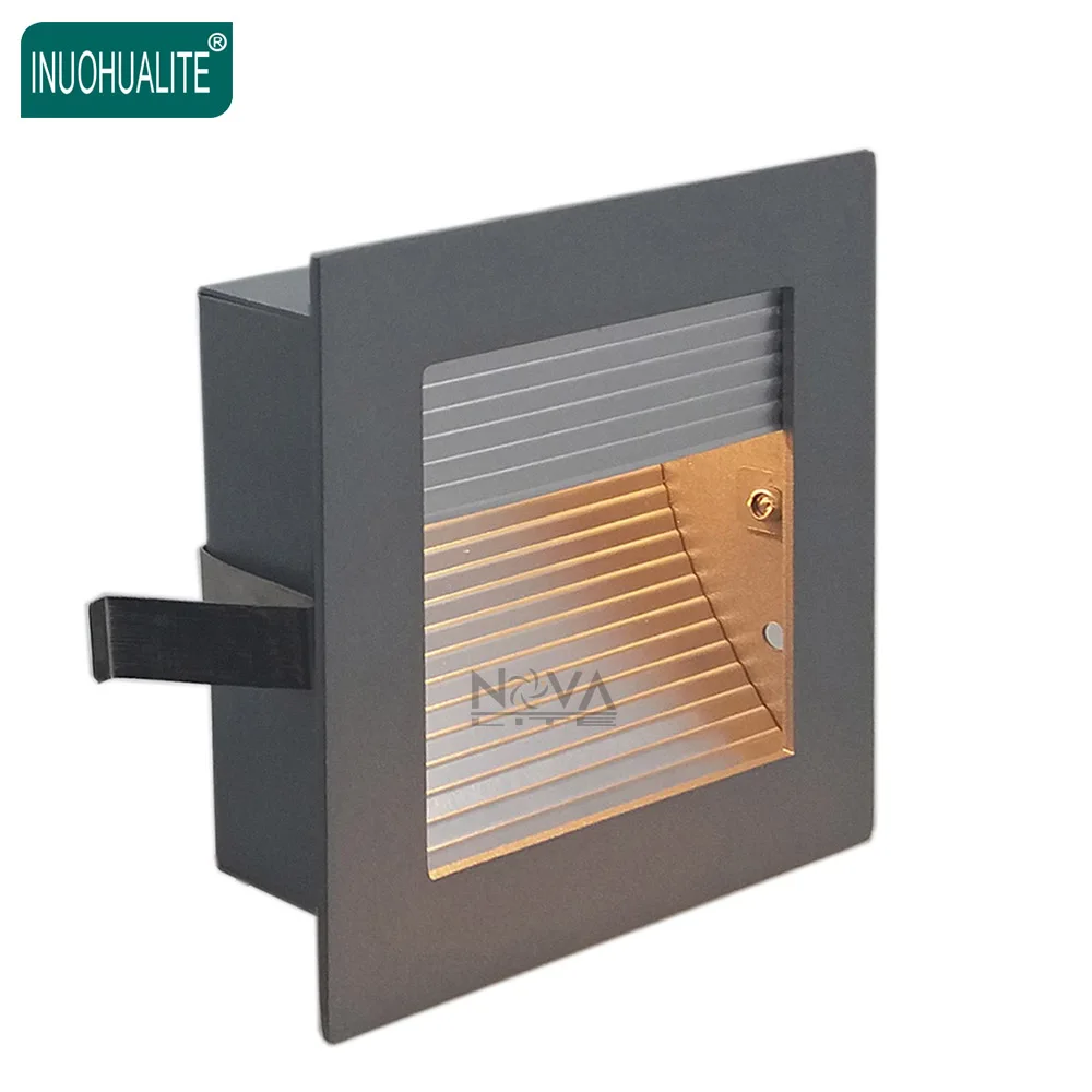 

4pcs Wholesale Steel Wide Beam Led Stairs Step Light