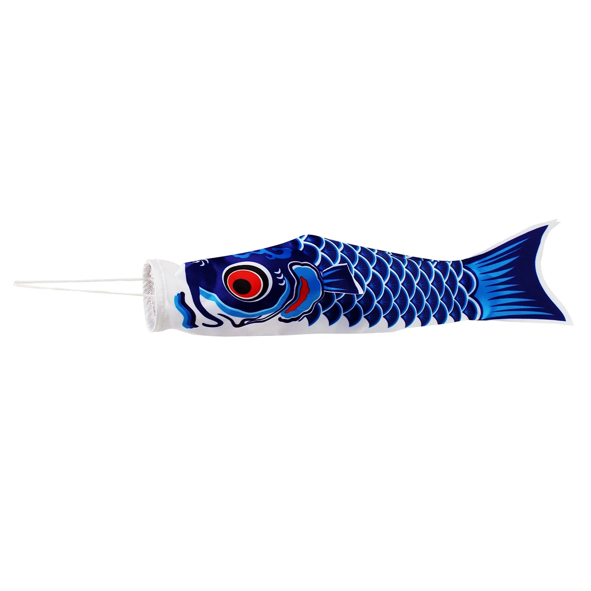 40 см японский стиль Koi Nobori флаг с изображением карпа ветер носок Koinobori рыба водонепроницаемый воздушный змей талисман Ремесла Висячие флаги Декор - Цвет: Синий
