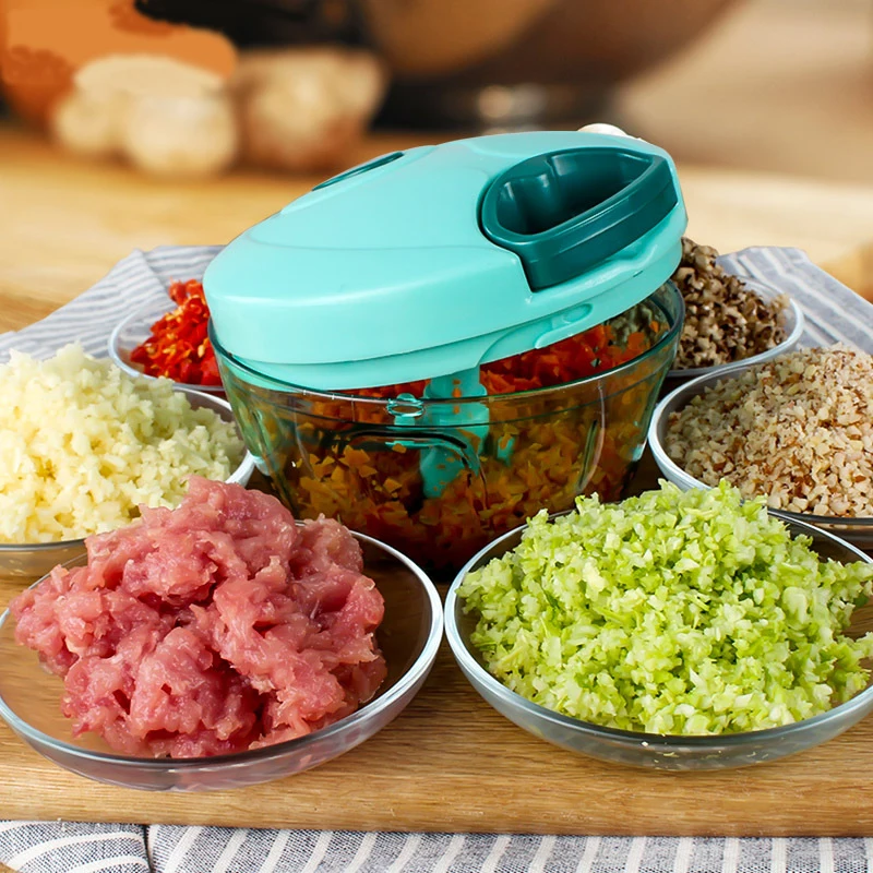

Multifunction Spiral Spice Meat Pepper Grinder Manual Food Vegetable Chopper Garlic Mill Onion Cutter Kitchen Tools Gadgets