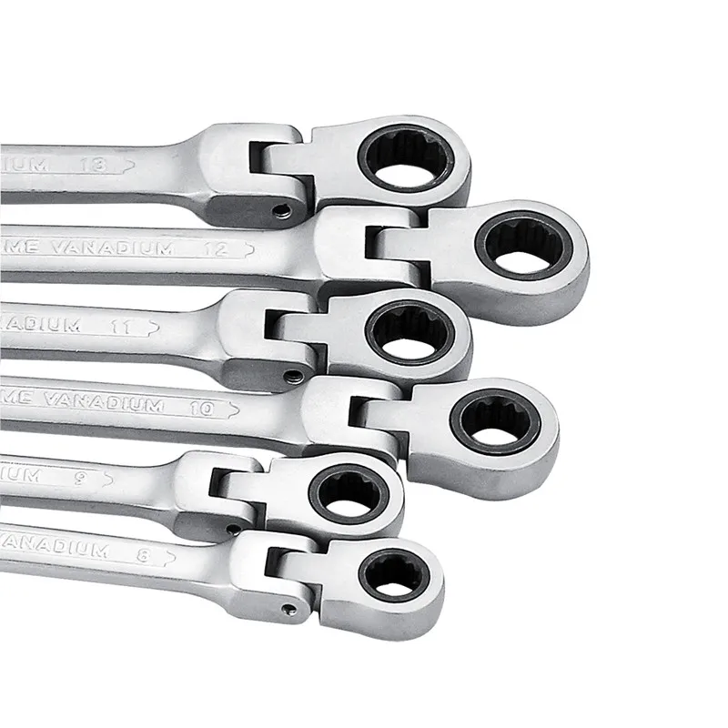 Yofe 8 9 10 11 12 13 мм гибкий руководитель ratchet Гаечные ключи Набор Реверсивный