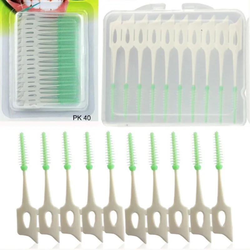 400PCS/Pack Elastic massage the gums between teeth brushing teeth