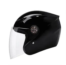 Novo Quatro Estações Do Vintage Motocicleta viseira do Capacete Capacete Capacetes Aberto Meia Face Moto Único preço de fábrica capacete aberto