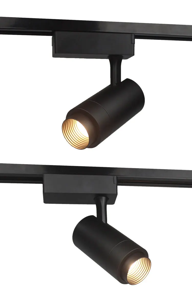 Beam Angle Adjustable COB LED Track Light 30W 20W 10W Rail SpotLight led Rail Track Lamp for Store Shop Mall Exhibition lighting (4)