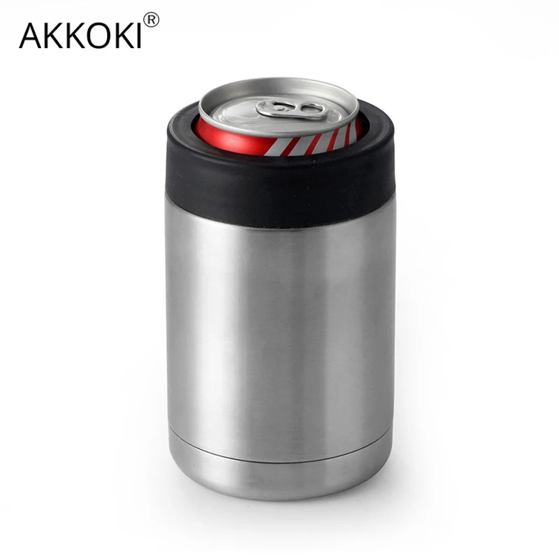 12OZ Stainless Steel Cold Keeper Bottle Cooler Cup Tumbler Double Vacuum Insulated Cans Thermos Sport Travel Coke Water Termo