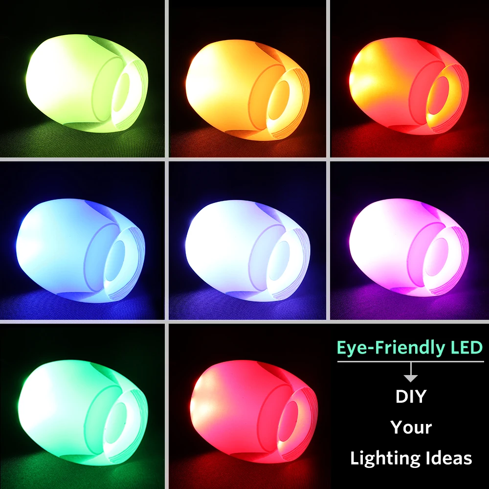 Texsens 7 Вт Светодиодный лампа дневного света интеллектуальная WiFi E27/E26 RGB