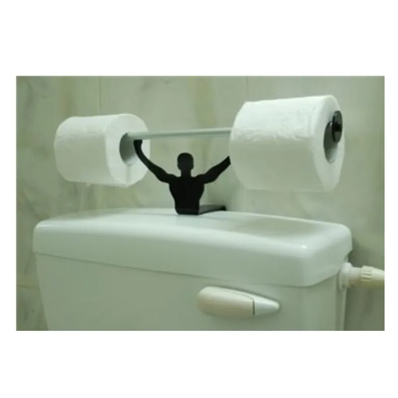 

Full new STRONG MAN PAPER HOLDER - Bathroom Toilet Paper Tissue Roll Holder