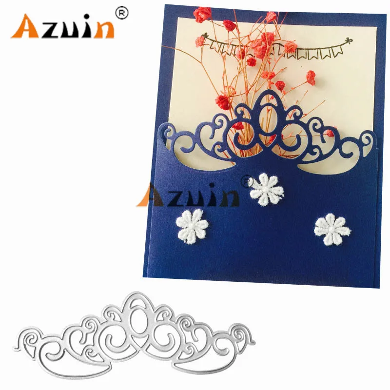 

Card Lace Triangular Paper New Metal Cutting Dies For Card Making Scrapbooking Dies Metal 2018 Embossing Diy New Embossing xmas