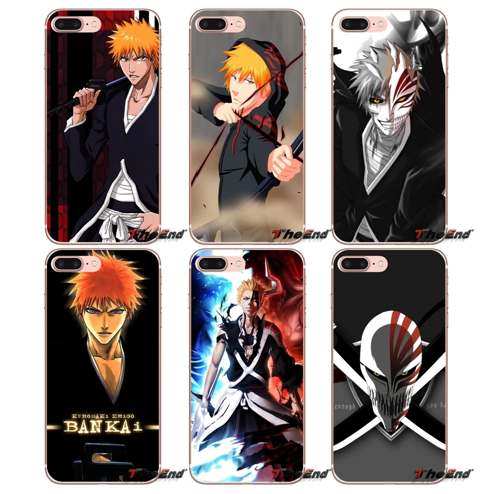 Для Huawei Honor 5A LYO-L21 Y6 II Compact Y5 2 Y5II Mate 10 Lite Nova 2i 9i Fundas прозрачные чехлы из ТПУ Bleach Kurosaki