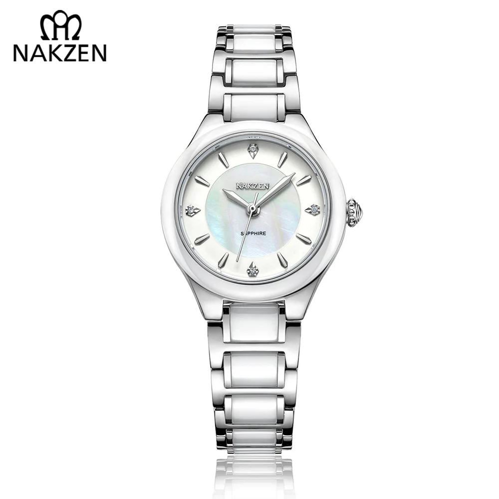 

2018 Ceramic Strap Fashion Dress Women Quartz Watch Black Luxury Brand Bracelet Ladies WristWatches For Girls Feminino Female