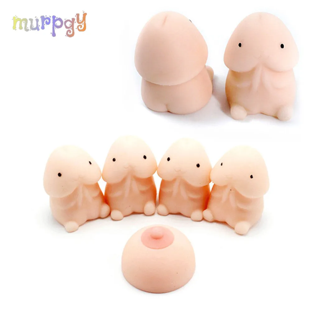 Забавные мягкие игрушки в форме пениса из искусственной кожи для снятия стресса для взрослых, игрушки для снятия стресса, подарки для детей