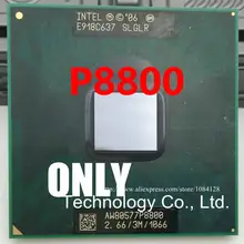 P8800 для Intel Core2 Duo ЦПУ P8800(3 м кэш, 2,66 ГГц, 1066 МГц FSB) гнездо для ноутбука 478 лучшее качество