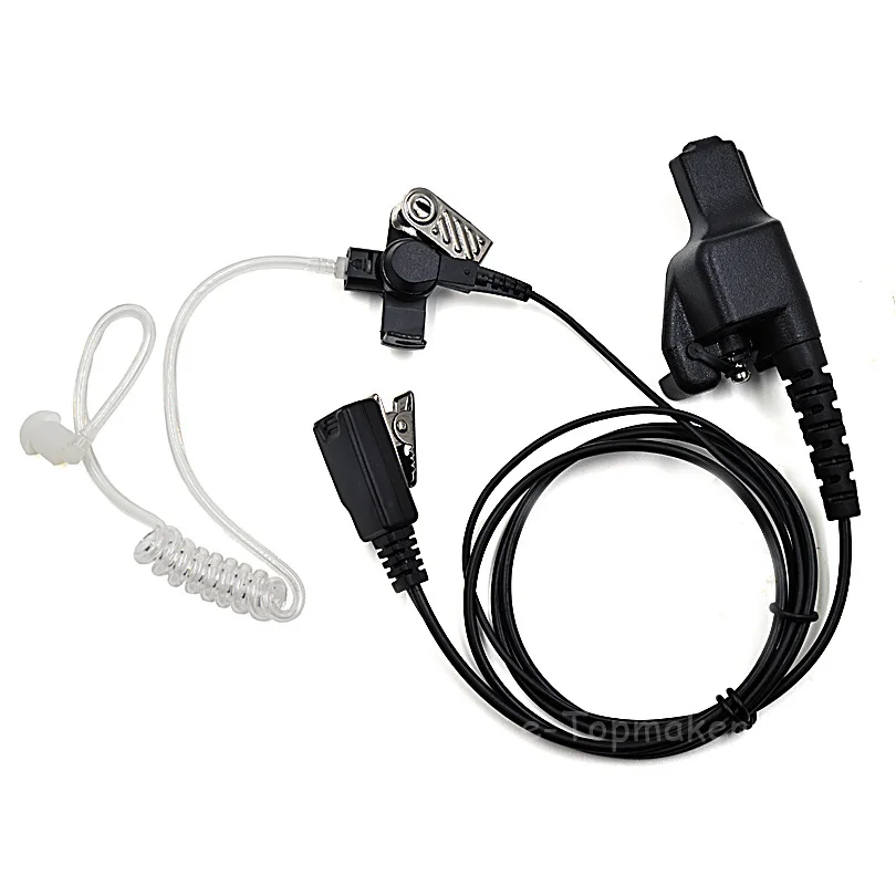 FBI Police Headset Headphone Earpiece for Motorola Two Way Radio Walkie