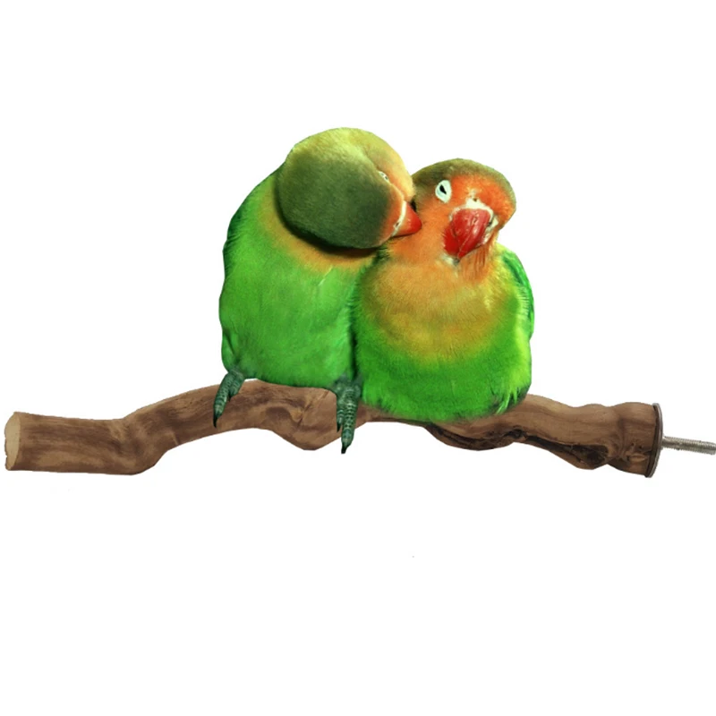 

Parrot Bird toy Standing Stick Wild Grape Wood Pole Grinding Claw Bar Parrot Bird Stand Pet Habitat Toy Bird cage Accessories
