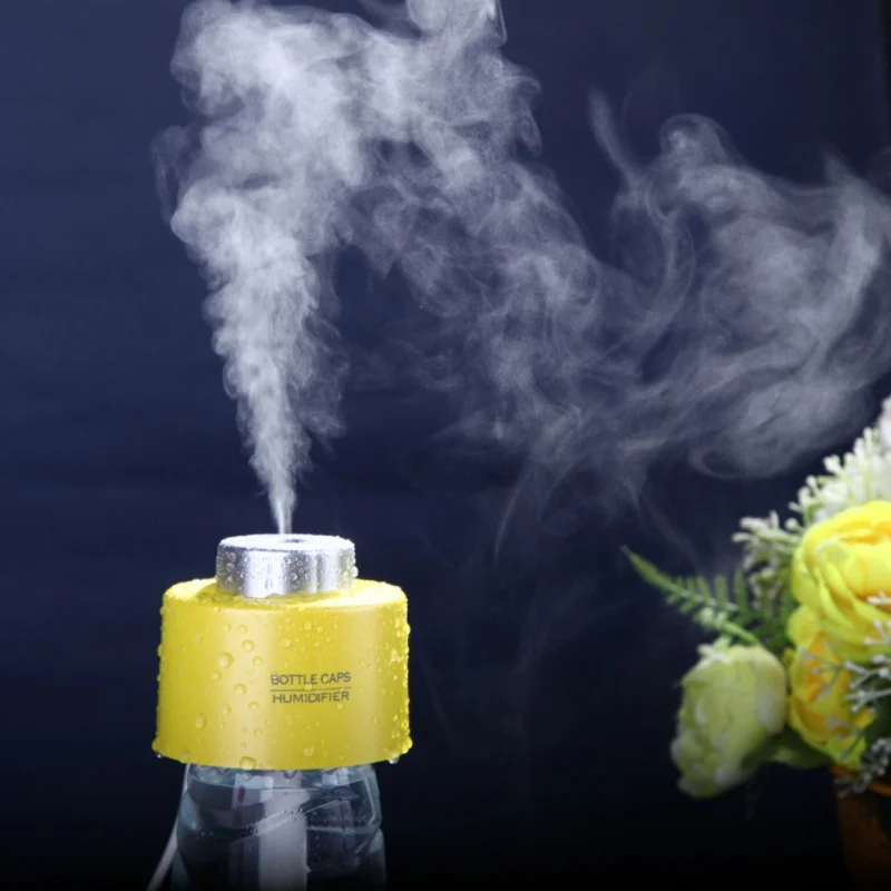 Новая крышка для бутылки увлашнителя портативный usb-мини увлажнитель воздуха эфирное масло диффузор Аромалампа тумана Fogger