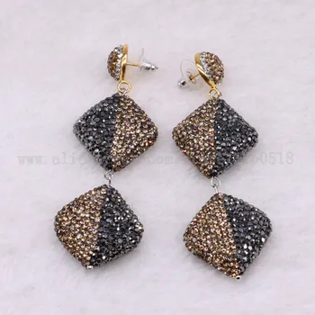 

5 Pairs the whole stone earrings drop earrings wholesale jewelry earrings gift for her Gems jewelry 3419