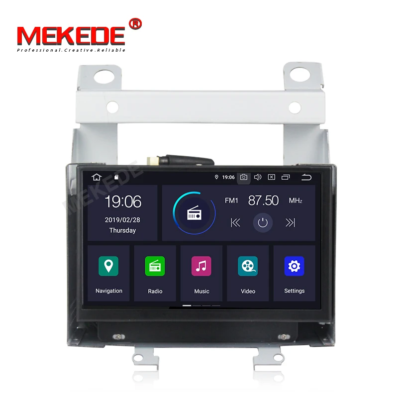Discount MEKEDE 7" PX5 Android 9.0 4+64G Radio GPS DAB USB WIFI Car DVD Player for Land Rover Freelander 2 2007 2008 2009 2010 2011 2012 1