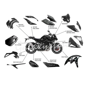 

3 K TWILL Carbon Fiber for Yamaha MT10 2016 2017 2018 Whole Bodywork Fairing
